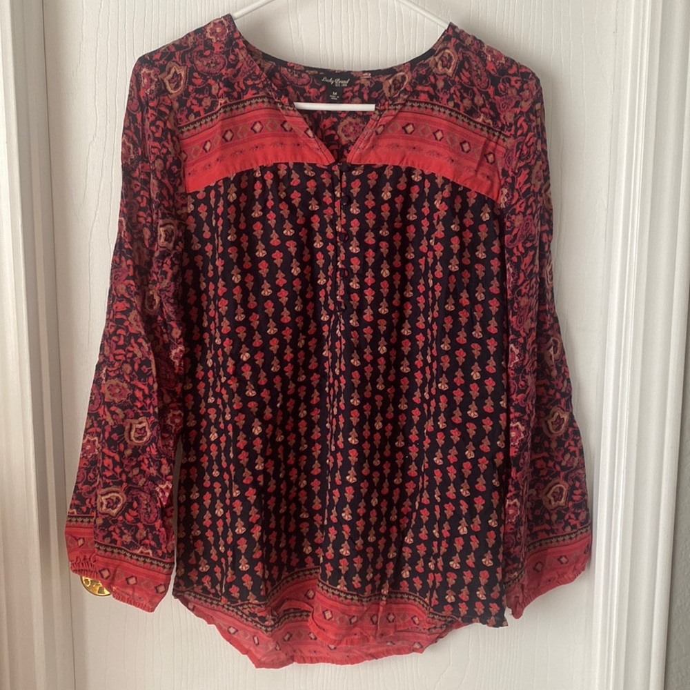 Lucky Brand boho blouse